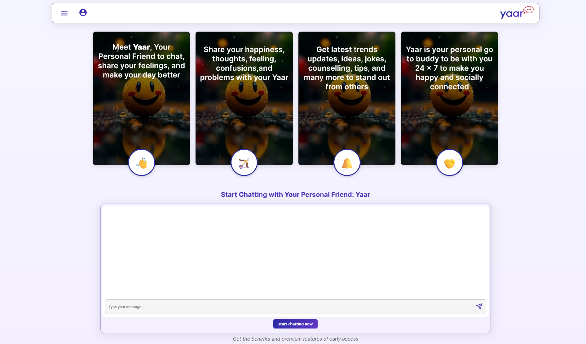 Yaar AI Bot Screenshot